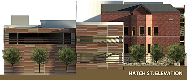 Hatch St. elevation