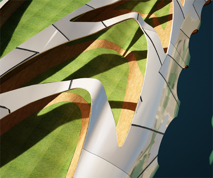 3d model in rhinoceros and rendered in 3d max with v-ray plugin