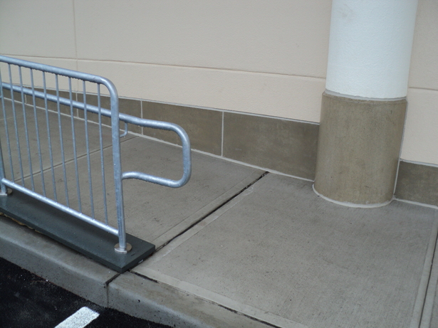 Railing, ramp and column/wall base