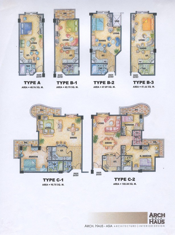 Typical Condotel Unit Plans