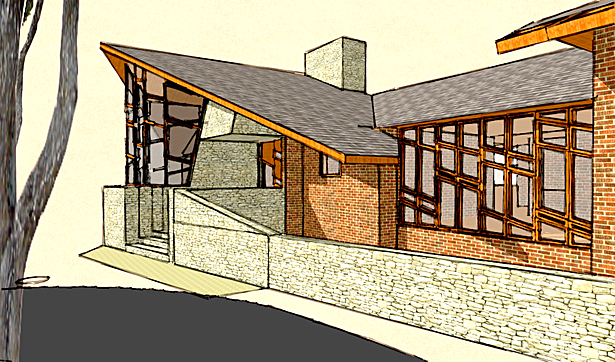 Exterior Render - new entry
