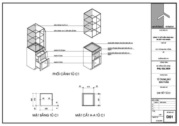 Cabinet details