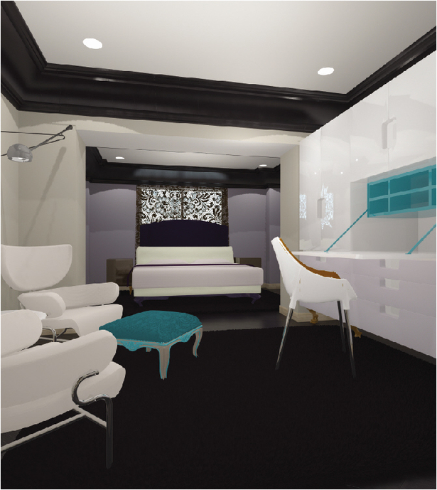 Guest Suite Rendering: Hannah Moore 