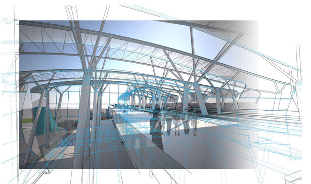 Diridon Station High Speed Rail, San Jose (Perkins+Will) 