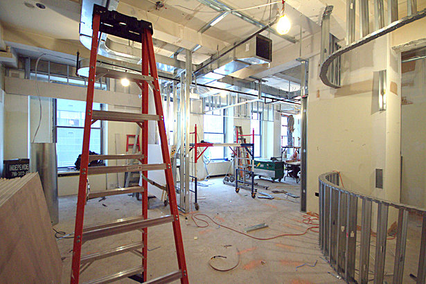 Entrance View - Construction