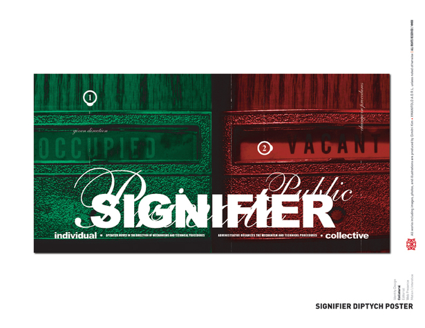 Signifier Diptych Poster