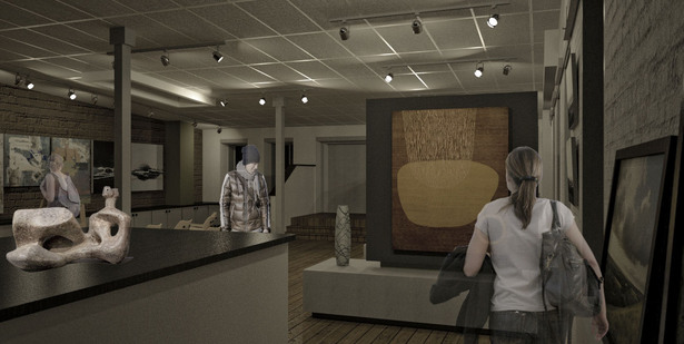 Carriage Factory Gallery. Proposed Second Floor Entrance. Phase 3