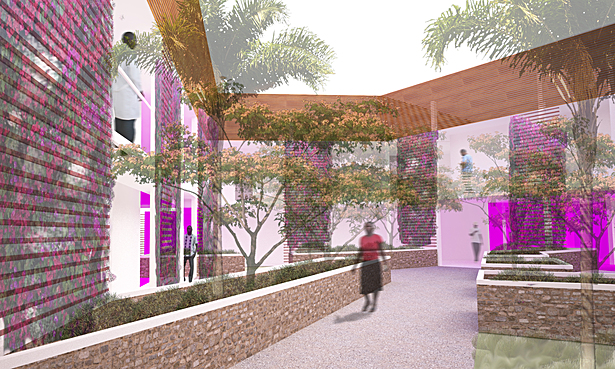 Courtyard Rendering
