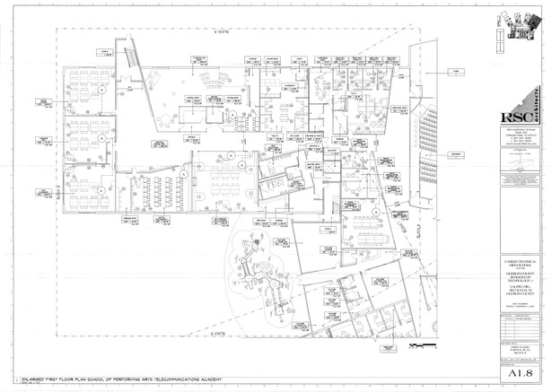 First Floor Plan - Partial Plan, Block 8
