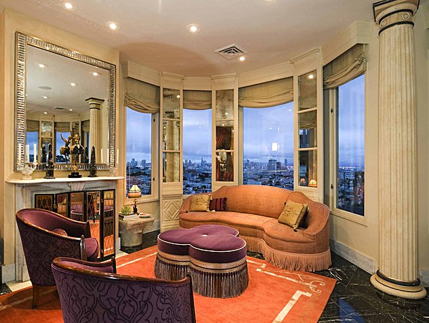 Fireplace side of Living room.