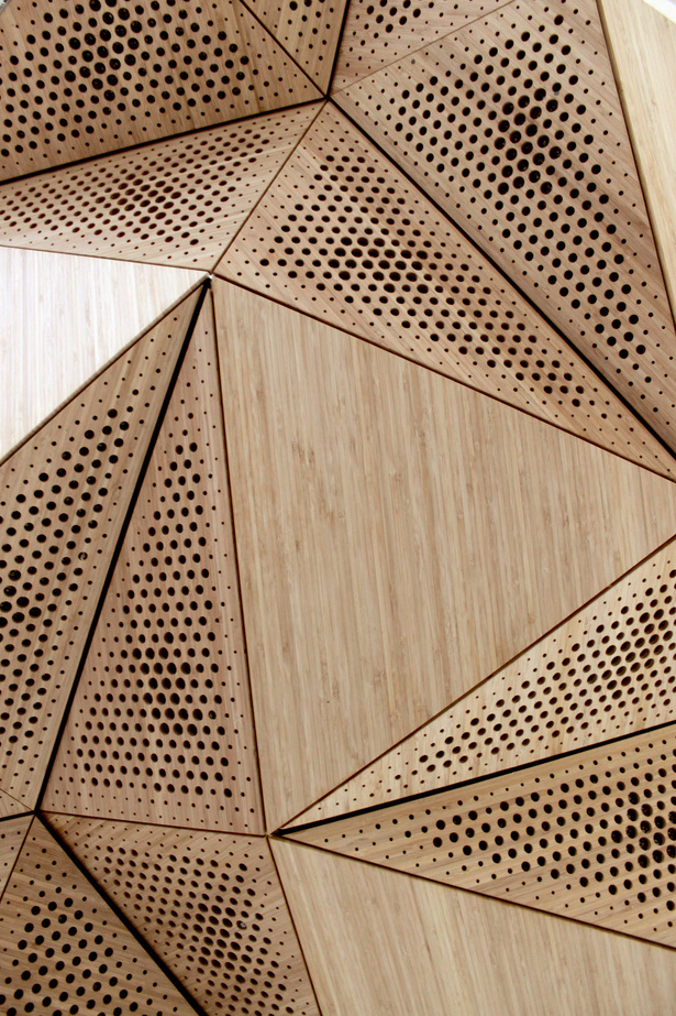 underside of acoustic soffit