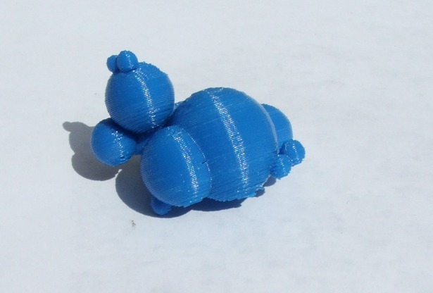 A component of the 3d print