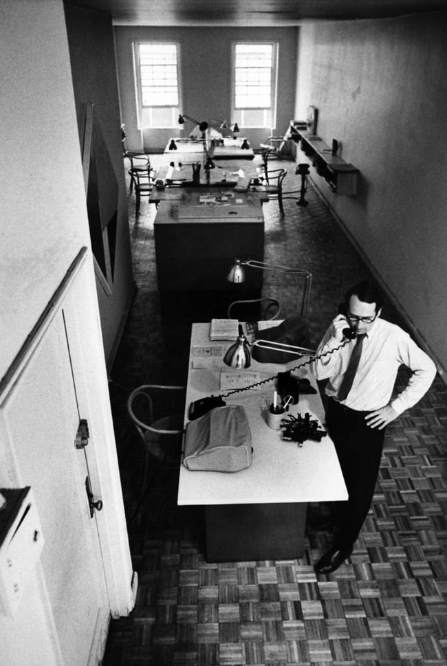 Richard Meier Portrait at his office on 56 East 53rd Street - Richard Meier & Partners Architects