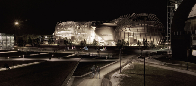 View from the park by night (Image: Djuric Tardio - Scriptogram.com)