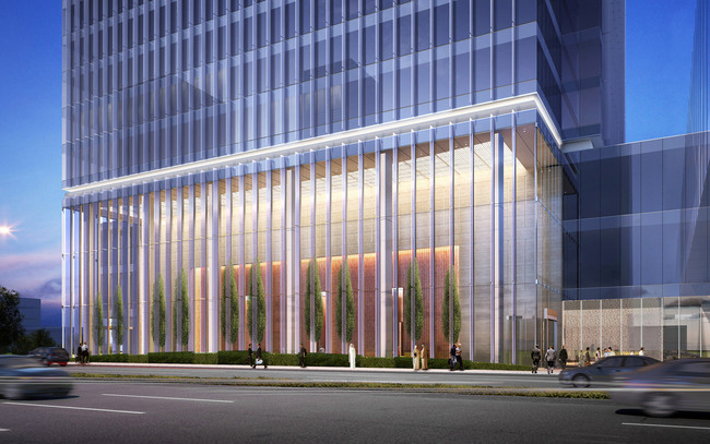 Al Hilal Bank flagship commercial development in Abu Dhabi, UAE by Goettsch Partners (Image: Goettsch Partners)