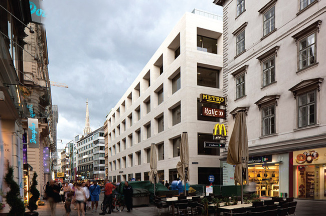 David Chipperfield Architects, with Peek & Cloppenburg Flagship Store Vienna, Austria