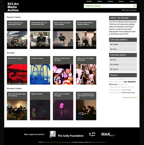 SCI-Arc Launches Comprehensive Media Archive at sma.sciarc.edu.