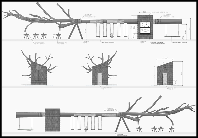 A diagram of the elevations of the tree. Courtesy Visiondivision
