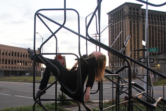 Lounging in the Empty Pavilion