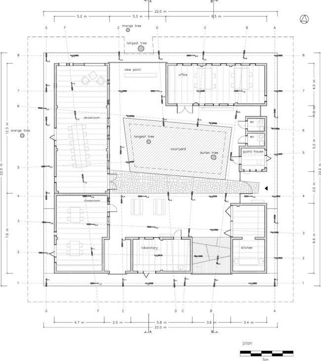 Cassia Co-op Training Centre by TYIN tegnestue Architects (plan)