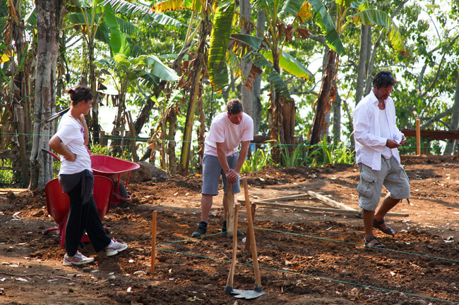 On-site measuring (Photo: Zifeng Wei)