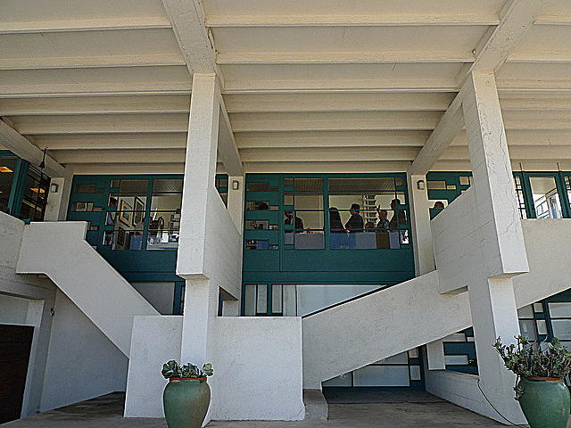 view into Lovell Beach House by Orhan Ayyüce