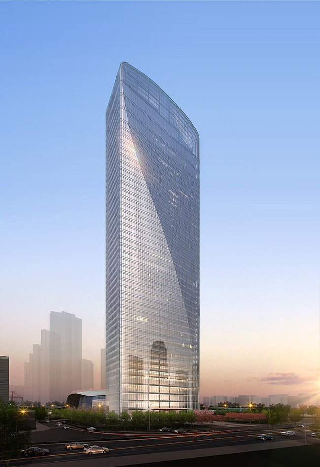 Qintai overall (Image: Adrian Smith + Gordon Gill Architecture)