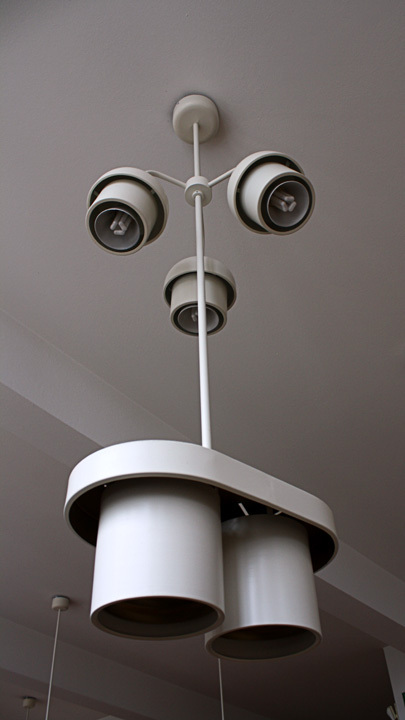 Detail of library light at the Säynätsalo Townhall