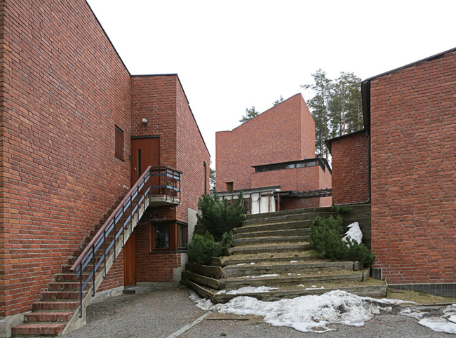 Famous view of Säynätsalo Townhall 