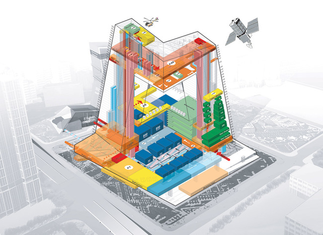 CCTV/OMA - Loop, Image courtesy of OMA