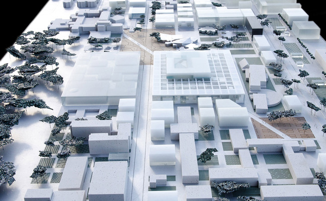 Overview of the ECP integrated in urban plan (Image courtesy of OMA)