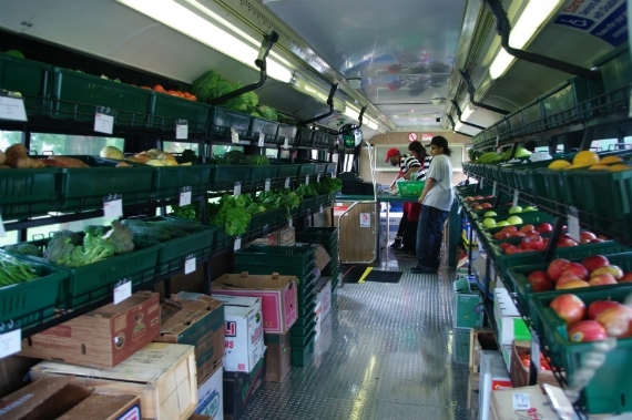 Fresh Moves Mobile Produce Market, Architecture for Humanity Chicago part of Spontaneous Interventions exhibition at the American Pavillion