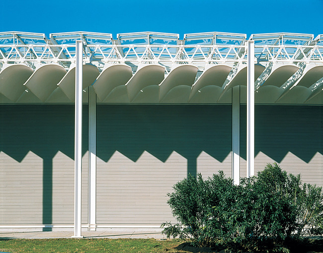 Detail of he facade - single bay of east colonnade (Photo: Hickey & Robertson)