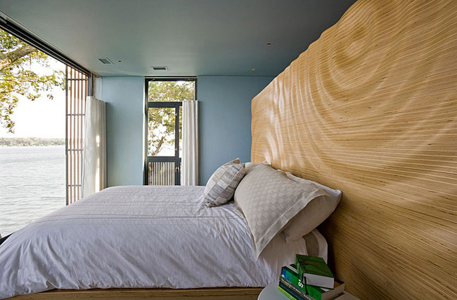 Lake Cabinet & Bed in a house on Lake Okoboji, West Lake Okoboji, IA by Min|Day (Photo: Paul Crosby)