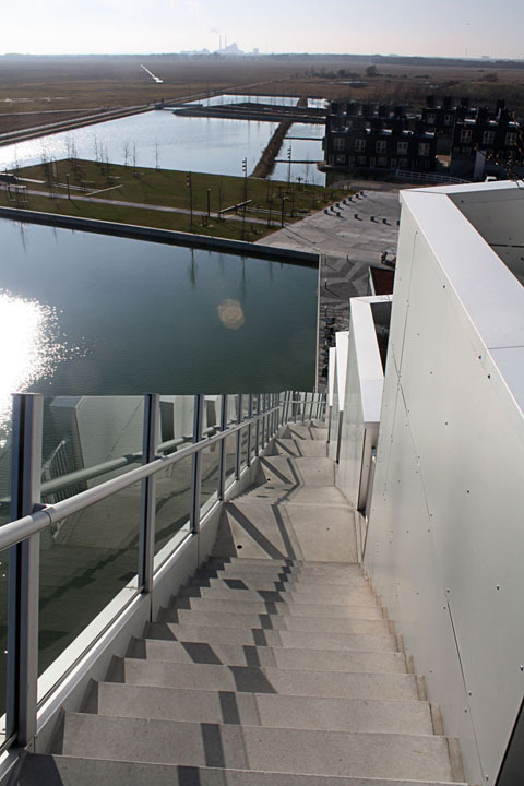 Side stairs of Bjarke Ingalls (BIG) 8 House