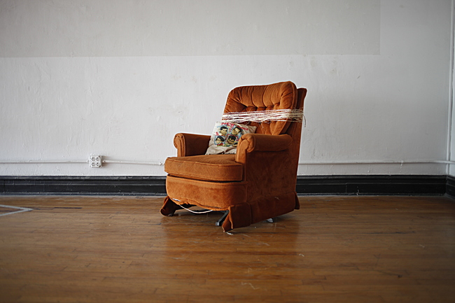 The Old Recliner in bondage.