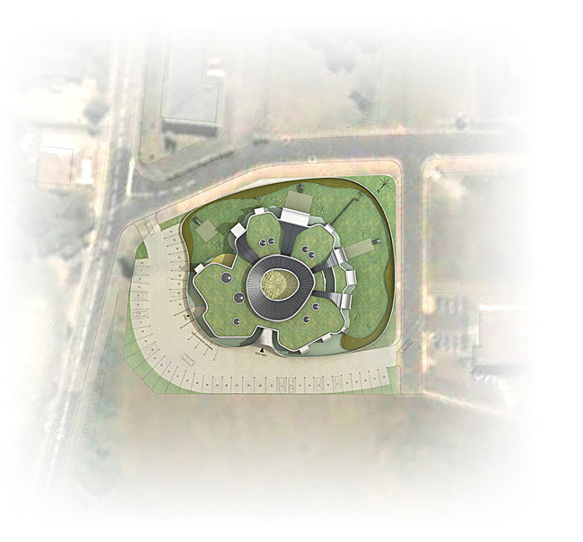 Site plan (Image courtesy of Paul Le Quernec & Michel Grasso)