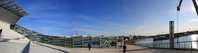 Panorama of the Vellamo Maritime Museum of Finland in Kotka, 2008 