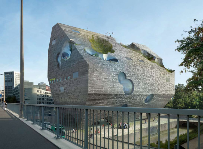 Exterior rendering (Image: HHF and BURCKHARDT+PARTNER)