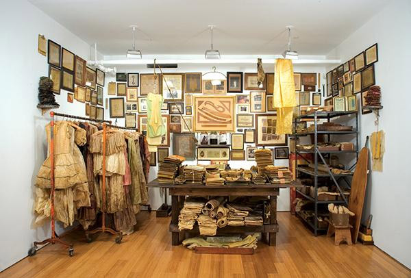J. Morgan Puett: Wholesale: To The Trade Only (J. Morgan Puett, Inc. Archive 1984-2001), entire archive drenched in beeswax, 2006; photo credit the artist