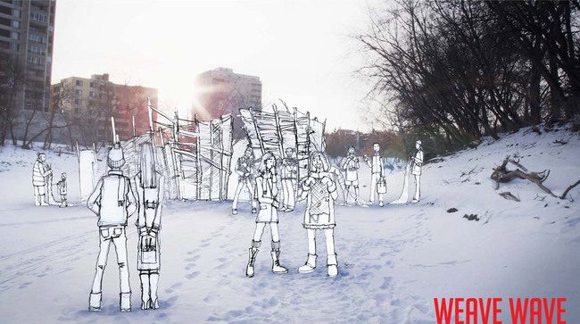 Weave Wave by The University of Manitoba Architecture Students 