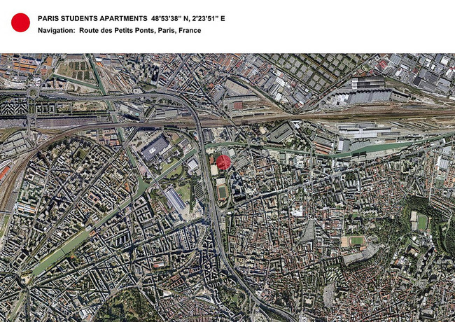 Aerial view of the site (Image: OFIS Arhitekti)