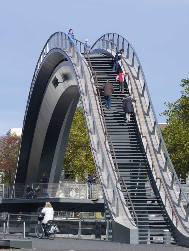 Melkwegbridge in Purmerend, The Netherlands by NEXT Architects via AwesomeArchitecture