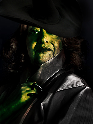 Zaha as Elphaba