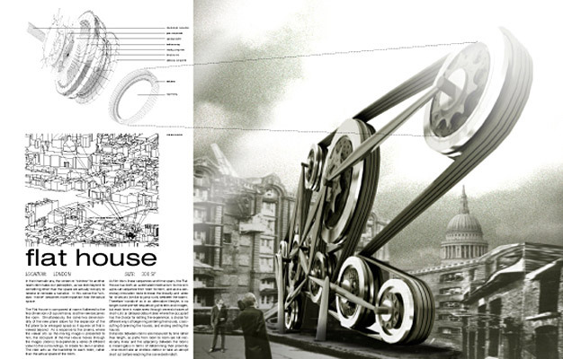 Special Mention/Alternative Typology: Flat House, Matt Fajkus, Brandon Hubbard, Bo Yoon, USA