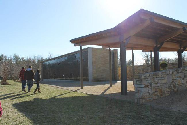 One of the pavillions