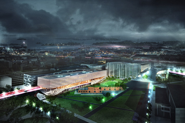 Exterior rendering (Image: OYO + office9 + Ingenium)
