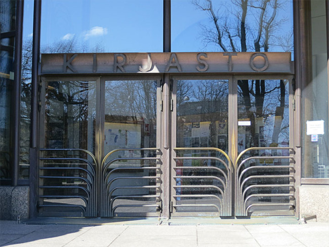 Reima Pietilä Library door detail