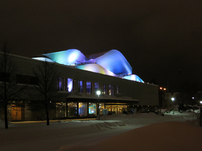 Alvar Aalto's Lappia Hall, Rovaniemi.