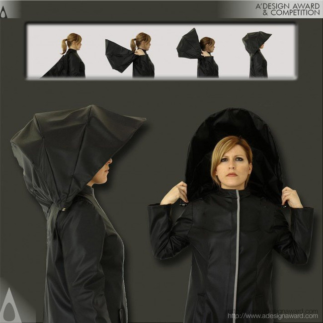 Umbrella Coat Raincoat by Athanasia Leivaditou
